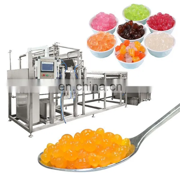 Factory Full Automatic Tapioca Pearl Balls Bursting Jelly Boba Depositing Making Machine Bubble Tea Popping Boba Production Line photo-2