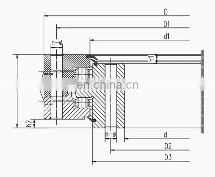 Luoyang Top Quality Crane Slewing Ring Bearing Three Row Cylindrical Roller Slewing Bearing Suppliers for Offshore photo-3