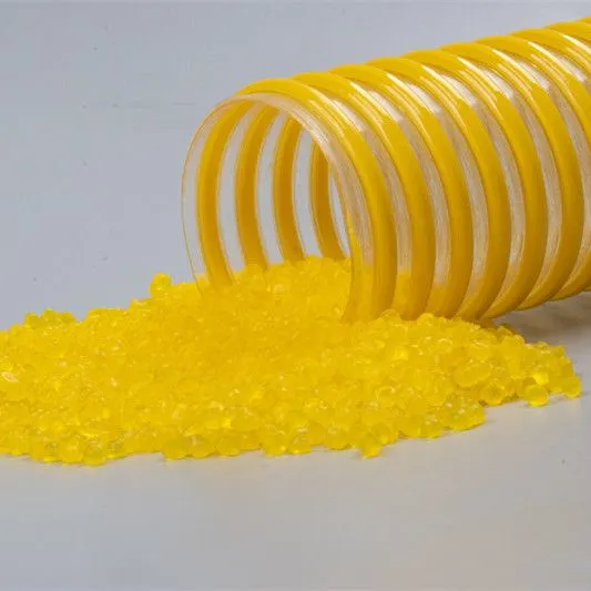 Plastic Corrugated Conduit Orange Plastic Pipe Electric Tube Flexible PVC Compound Pellets photo-2