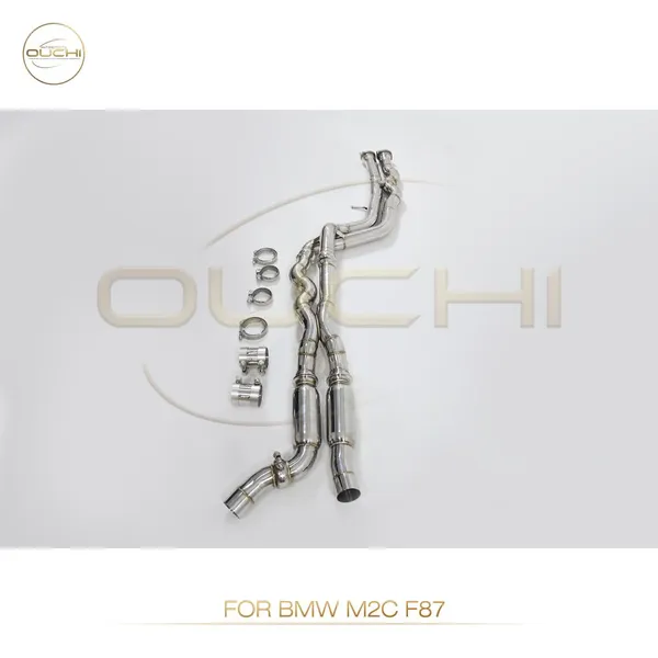 for BMW M2 G87/M2C F87/M3 M4 F80 F82/M3 M4 G80 G82 Mid Pipe Exhaust System Center Section Lightweight Race Upgrade Deeper Sport Sound photo-2