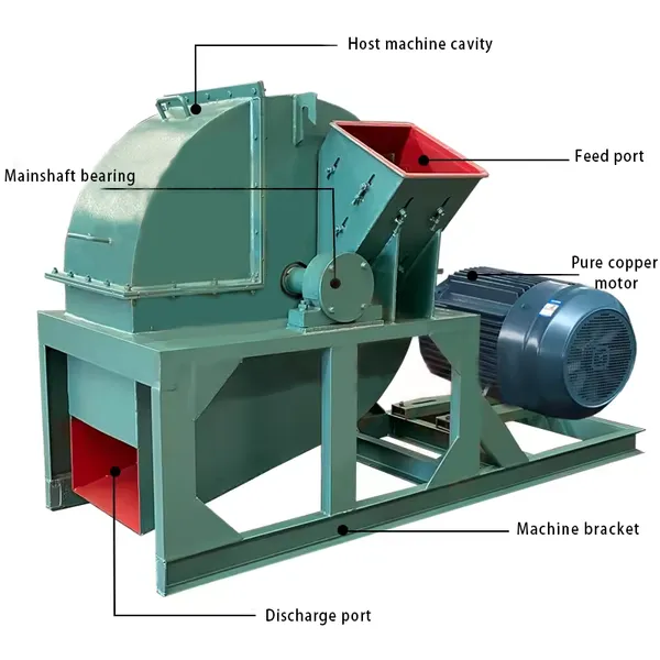 Sawdust Machine Wood Crusher Coconut Husk Grinding Machine Industrial Wood Making Chipper Machine photo-2