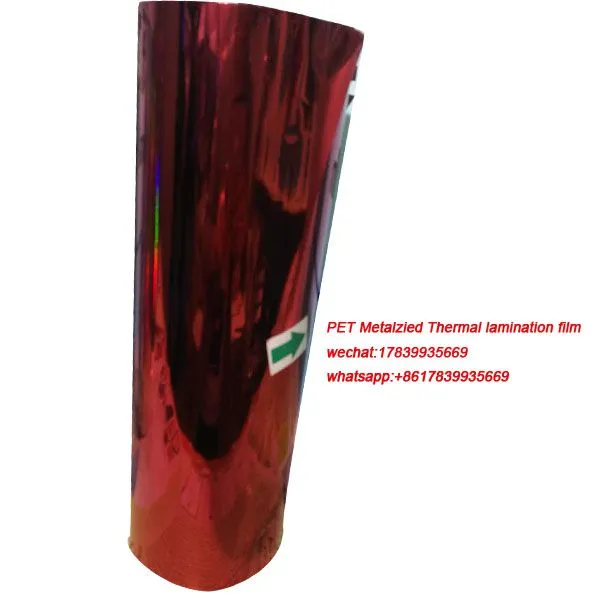 Red Color/black Color/purple Color BOPP/PET Metalized Film for Many Applications photo-3