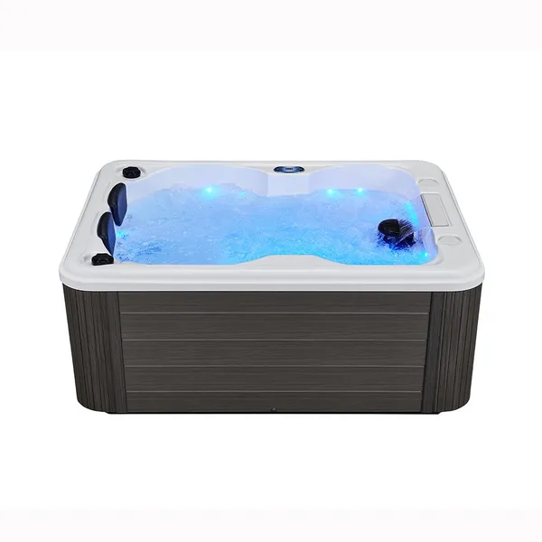 Gentle Care Whirlpool Tub Andorra A aquecimento a temperatura constante garante uma experiência de banho confortável durante todo o ano.