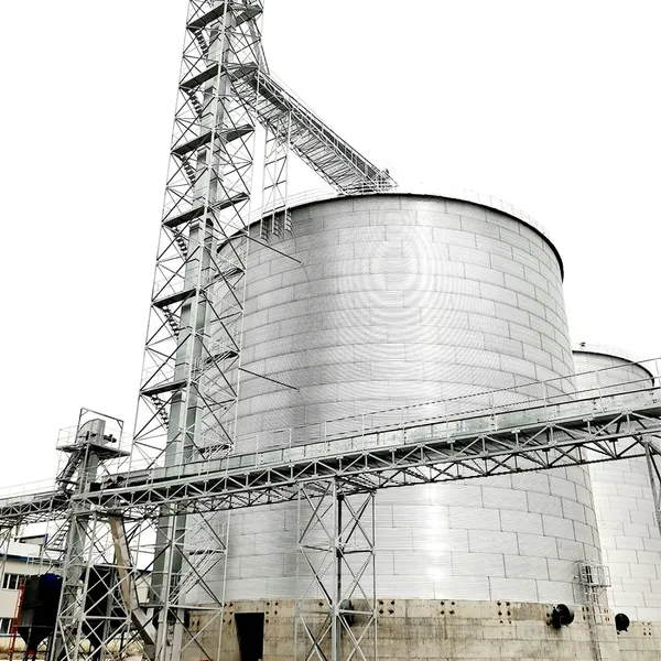 Fengyuan Hot Dip Galvanized Wheat Storage Silo for Flour Mill Project photo-5