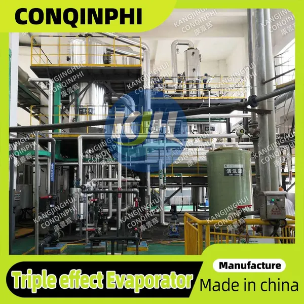 Industrial High-Salinity Wastewater Treatment System, 316L Stainless Steel MVR Evaporator, PLC Automatic Control photo-3