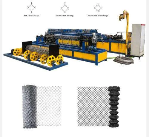 GHW Fully Automatic Galvanized Chain Fence Production Machine Core Components (including motor and PLC), High Speed ​​20 Pieces/Min