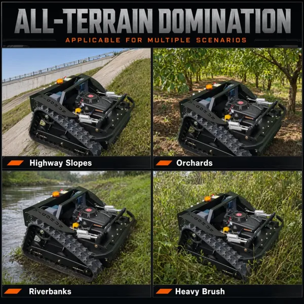 VIGORUN VTLM600 Robot Lawn Mower Multitasker Multi-Scenario Applicable Grass Mower Engine ATV For Rough Terrain photo-2