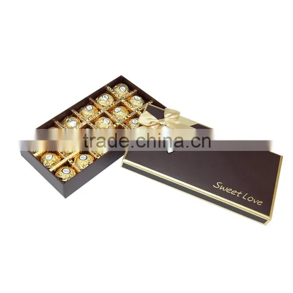 Board Food Packaging Brown Gift Box Chocolate Boxes Packaging photo-2