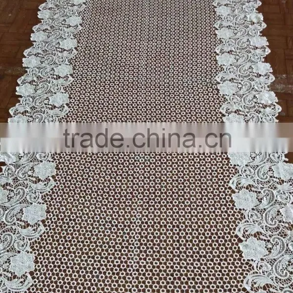 Embroidery Lace Fabric Milk Silk Water Soluble Full Lace for Garment Accessory photo-6