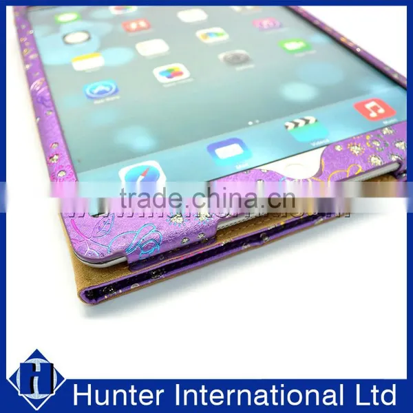 Diamond Shiny Rose Garden Tablet Case For IPad Air photo-4