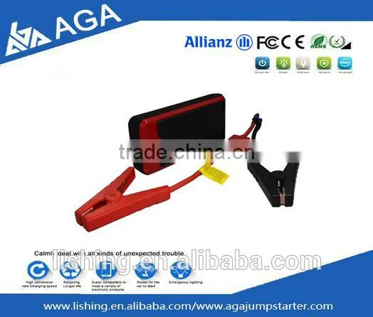 Shenzhen OEM 12000mAh Red Black 12V Mini Emergency Car Jump Charger Starter Booster With SOS Led Flash Light photo-6