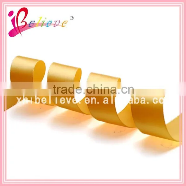 High Quality Polyester Ribbon Made in China Solid Colors Orange Ribbon Ornaments photo-3