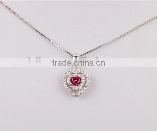 2015 New Design Silver Jewelry for Girl 925 Sterling Silver Pendent Necklace photo-3