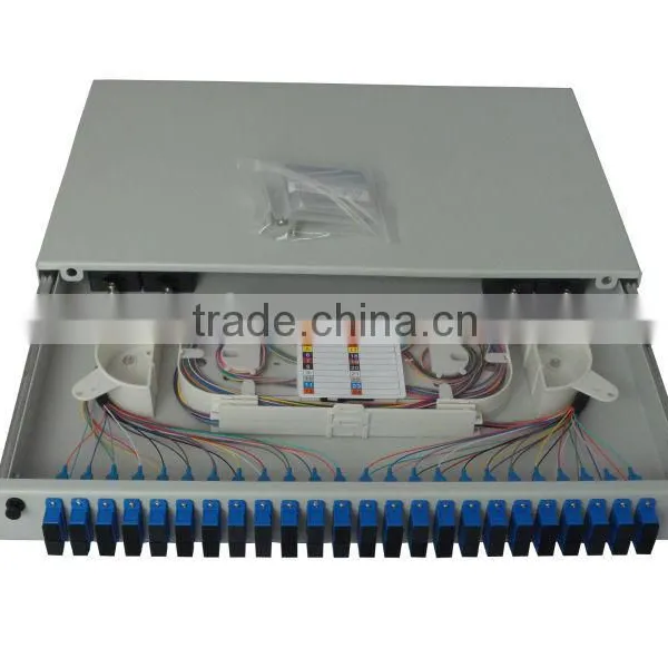 19" Rack Mounted Indoor 12 Fibers Optical Distribution Frame ODF photo-4