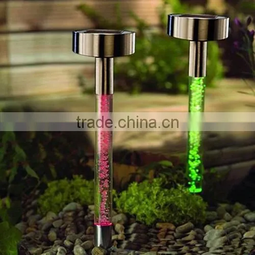 Portable Led Night Lights Solar Lamp Stainless Steel Acrylic Light