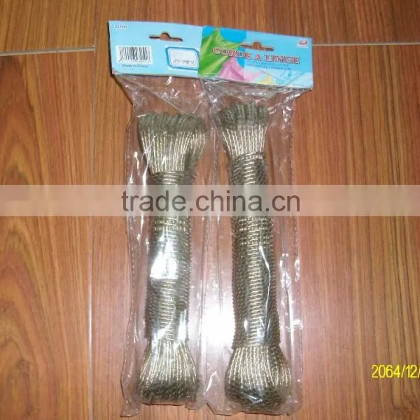 PVC Plastic Clothesline Rope WITH Wire Core/ pp Multifilament/ Twisted Rope Quality Choice photo-6