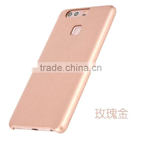Original Rock Soft Leather Rubber Back Protective Case for Huawei P9 Touch Series PU Cover MT-5688 photo-2