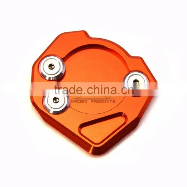 BJ-SSE-KT001 Motorcycle Parts CNC Aluminum Side Stand Base Extension Kickstand Enlarger for KTM DUKE 125/200/390 photo-4