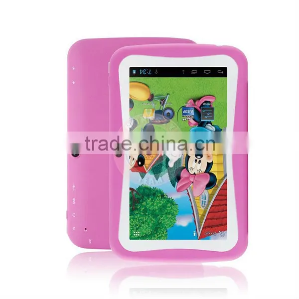 Kid Proof Silicone Kids 7 Inch Tablet Case Quad Core Android 4.4.2 Good Quality Tablet PC Android 4.2 Tablet For Gaming photo-2