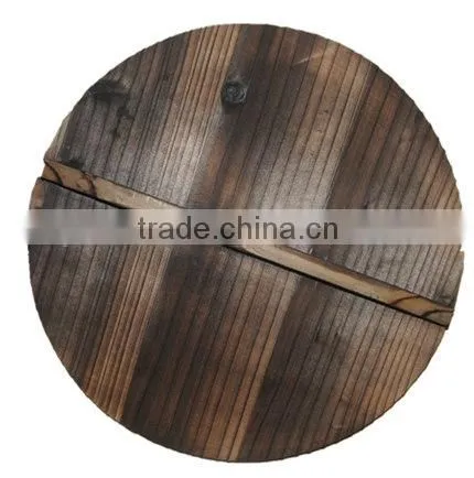 Low Cost Carbonized Wood Pot Lids With High Stable Quality, Wood Pot Covers After Carbonizing photo-5