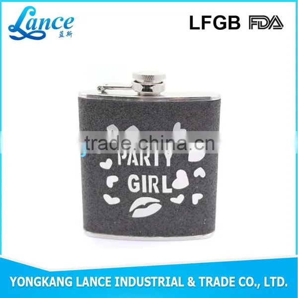 Customer Logo Printed Wholesale Bottle of Red Wine Hip Flask photo-4