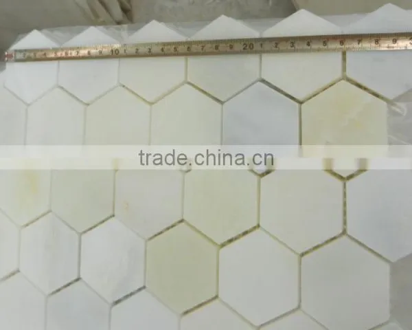 Wholesale Top Quality Natural White Marble Mosaic on Sale photo-6