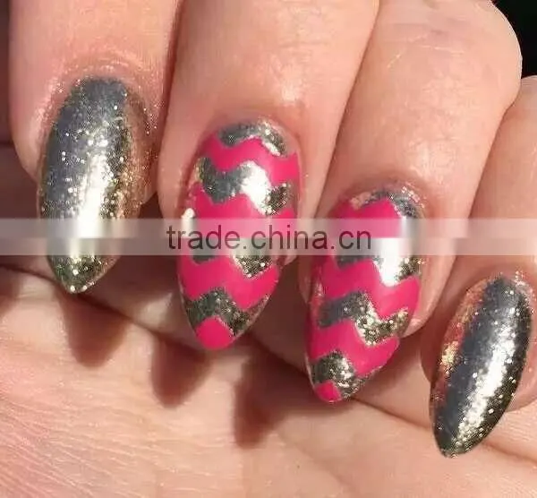 2016years12 Rolls Metallic Nail Art Tape New Raised Grain Line Strips Decoration Sticker UV Gel Polish Fantastic Nail Accesories photo-6