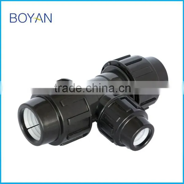 China Supplier Free Samples Hydraulic Equal PP Compression Fitting Tee Quality Choice photo-5