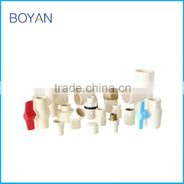 China Suppliers BOYAN Hot Water ASTM2846 Pipe Fitting CPVC Cross Tee photo-3