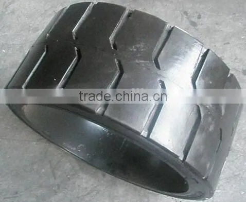 Forklift Solid Tyre With Side Hole 28x9-15 6.00-9 6.50-10 7.00-12 photo-3