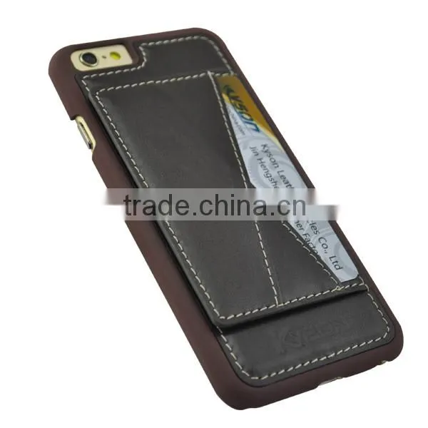 Case for Iphone 6s Plus, Leather Card Pocket Phone Cover