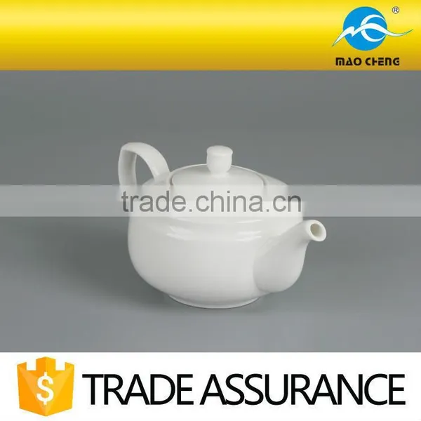 White Heat Resistant Fine China Ceramic Teapot photo-2