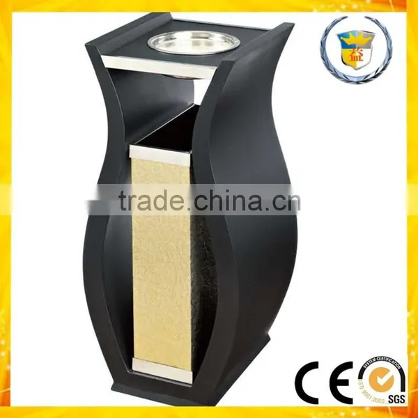 Unique Shaped Hotel Lobby Dustbin Indoor Cleaning Tools Trash Bin photo-3