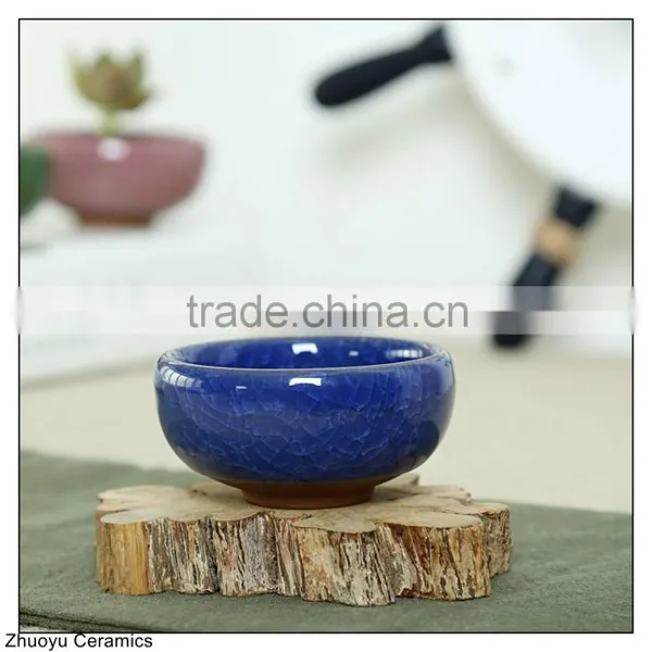 Personalized Crack Glaze Ceramic Flower Pot photo-4