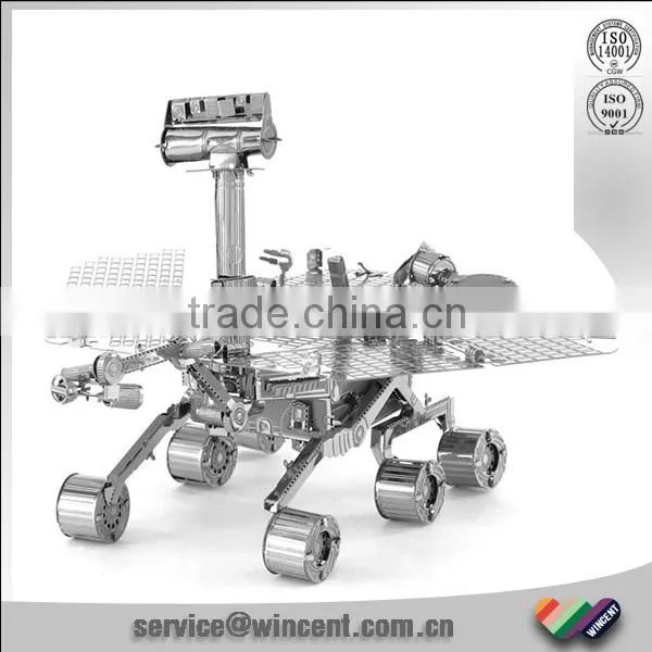New Product Artificial Satellite Shape Adult Kids Educational Toys Mini 3D Metal Puzzle for Gift photo-3