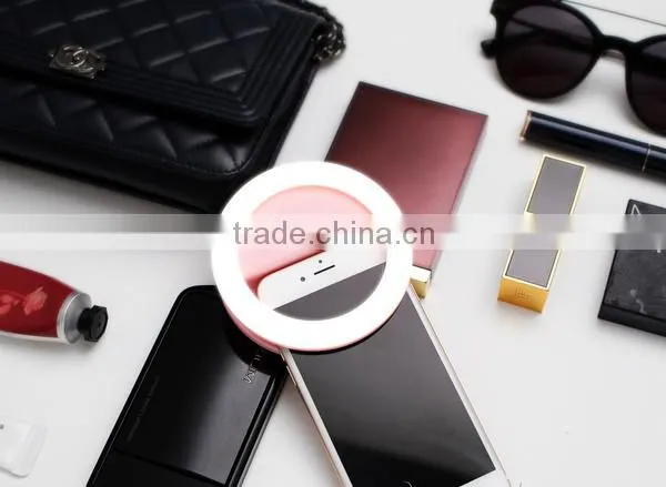 Guangdong Manufacturer Brand LEDs Rechargeable Ring LED Selfie Flash Light photo-3