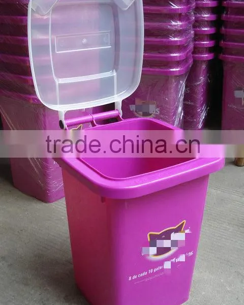 BT50A 20KG 50liter Pet Food Storage High Quality Easy Open Transparent Plastic Food Container photo-2