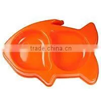 2016 Fashion Colorful Lovely Fish Shape Cat Bowl Dog Bowl Pet Bowl