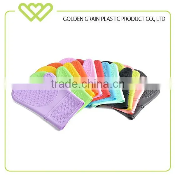 Heat Resistant Softtextile Silicon Kitchen BBQ Cooking Glove photo-4