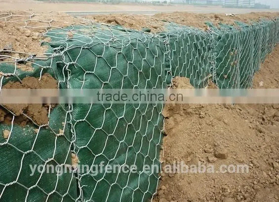 Polyester Coated Wire Mesh Gabion Fencing