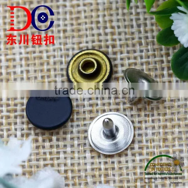 Oeko-tex Jeans Rivet Black Color Custom Logo Metal Button for Jean photo-3
