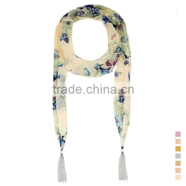New Collection Oil Painting Scarf,Australia Style Fashion Chiffon Scarf