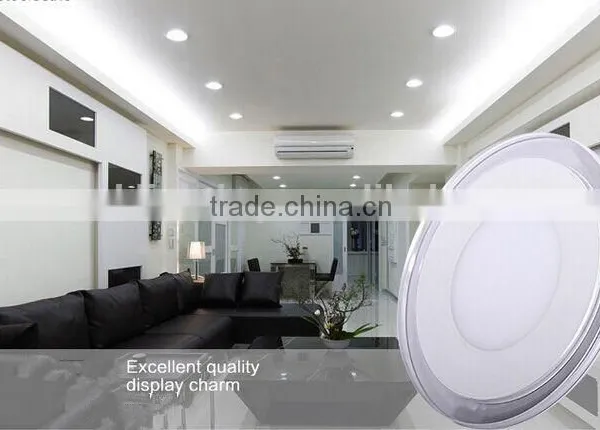 12 thru 56w square/ round led panel light or surface light
