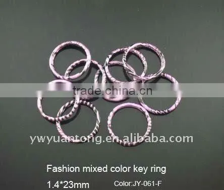 Spray Painted Key Rings
