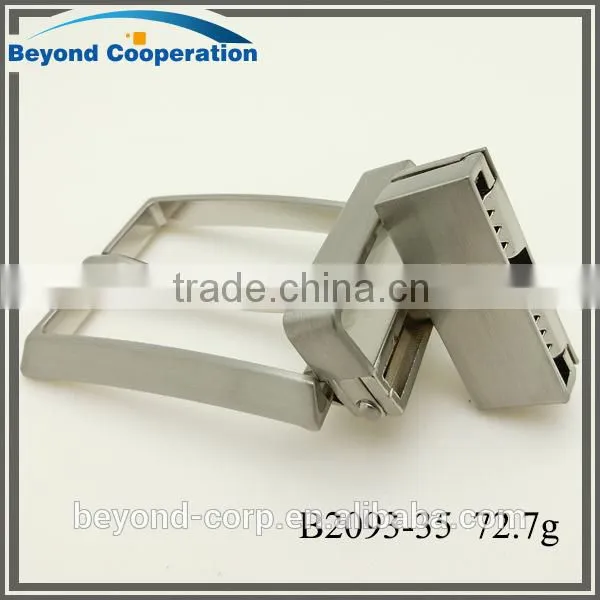 New 35mm Formal Rotatable Reversible Twisting Clamp Pin Belt Buckle for Men photo-5