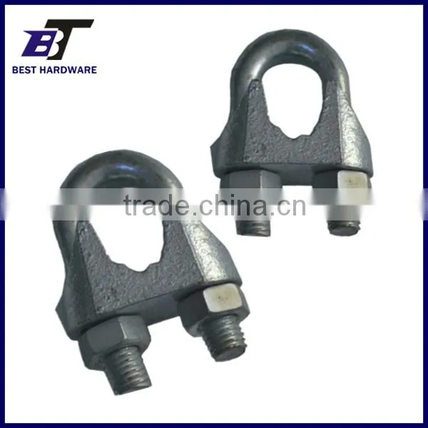 CHINA FACTORY WHOLESALE PRICE DIN741 MALLEABLE WIRE ROPE CLIP photo-4