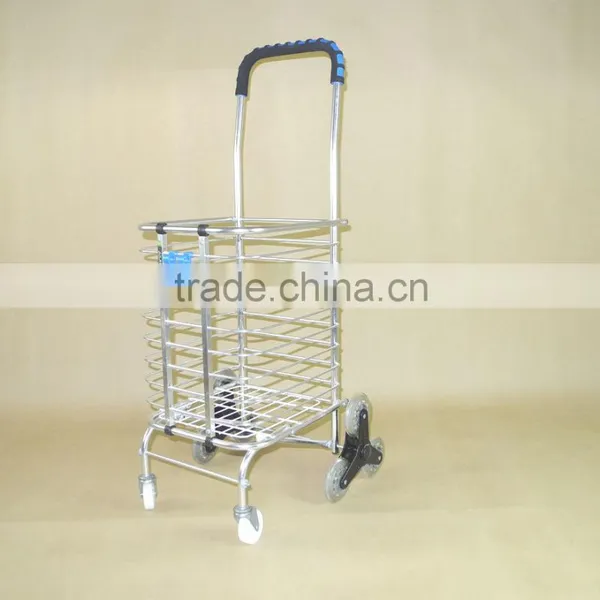 2014 New Style Folding Shopping Cart----Aluminum Alloy Frame