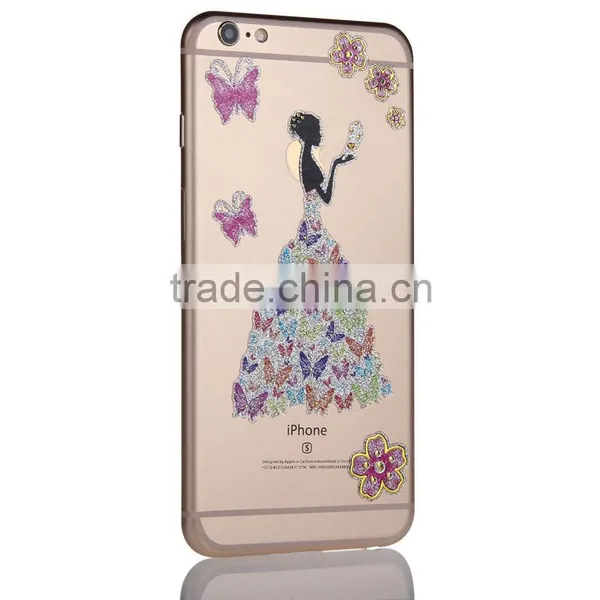 Cute CMYK Mobile Phone Cover Decoration ,temporary Cell Phone Sticker