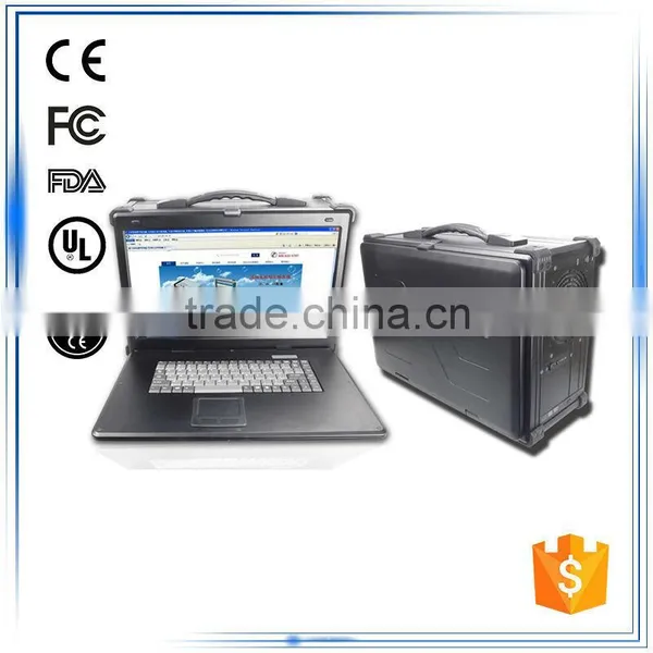 17.3"8 Core Intel i7 i5 i3 CPU 4G 1TB 1* PCI 2* Pci Express Slot Rugged Laptop photo-2