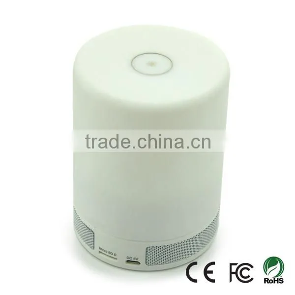 Touch Dimmable Lamp Night Light Portable Bluetooth Speaker photo-3